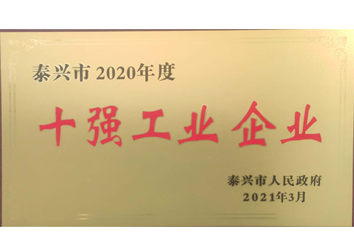 20年泰兴市十强企业